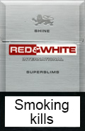 Red&White Super Slims Shine